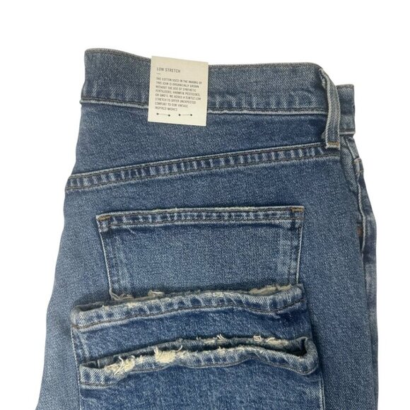 New Agolde Merrel Mid Rise Straight Leg Ankle Jeans Size 30 In Spellbound Wash - Picture 8 of 15
